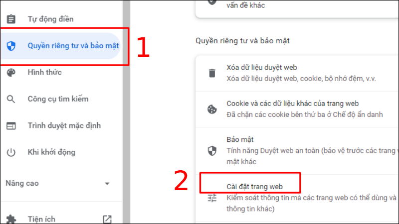 Hướng dẫn dành cho máy tính, laptop