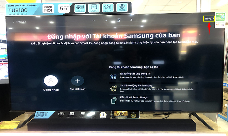 Các bước thiết lập đầu tiên trên samsung 6