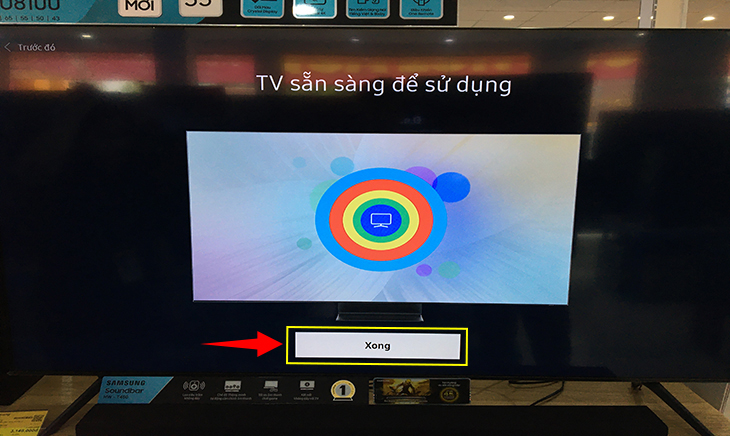 Các bước thiết lập đầu tiên trên smart tivi samsung 9