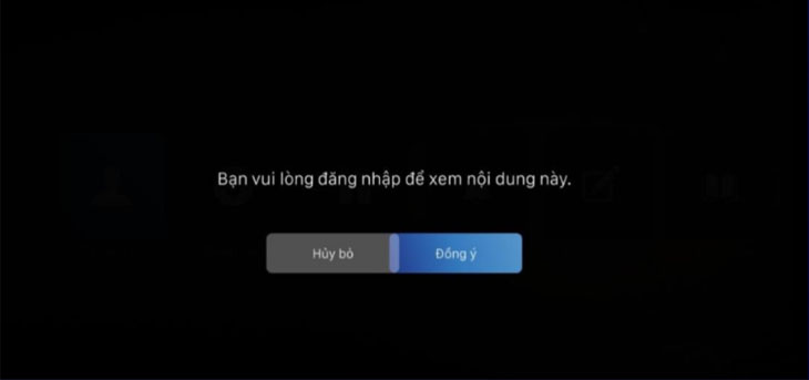 Nhấn Đồng ý