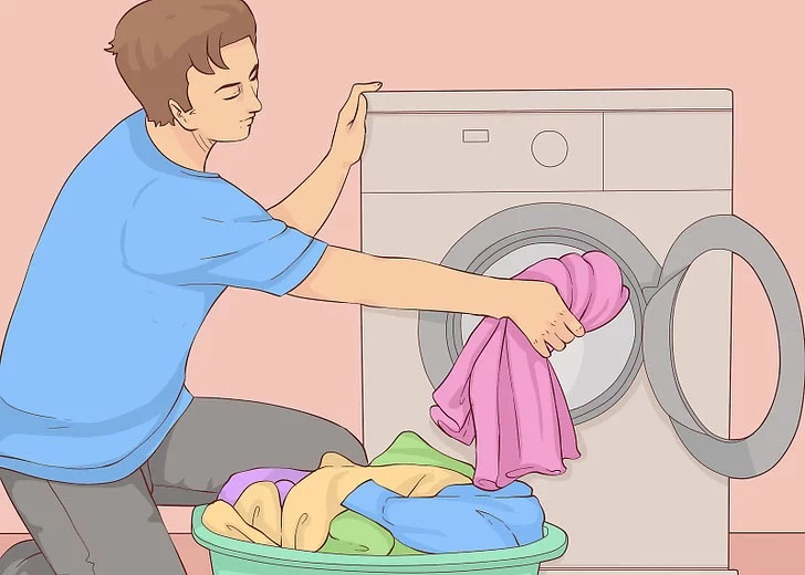 Chia nhỏ lượng quần áo cần giặt cho phù hợp với khối lượng giặt