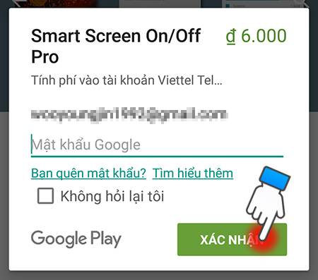 Cách mua ứng dụng trên Play Store không cần thẻ Visa