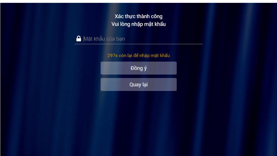 Nhập Mật khẩu