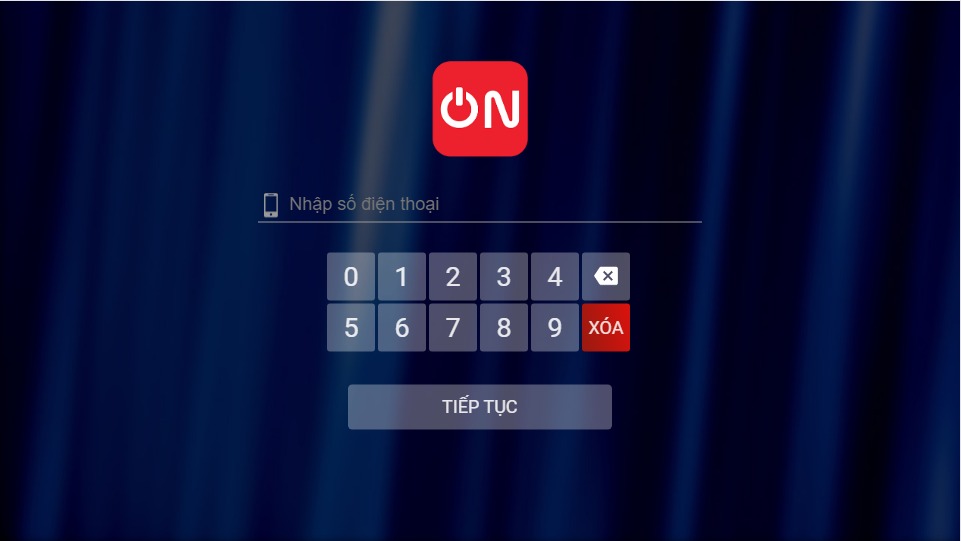 Nhập số điện thoại (SĐT) tại màn nhập SĐT