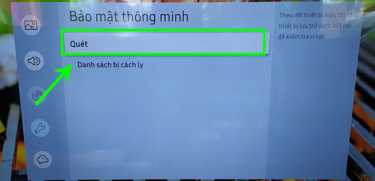 Chọn Quét