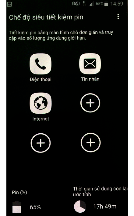 Tìm hiểu chế độ Siêu tiết kiệm pin của Samsung