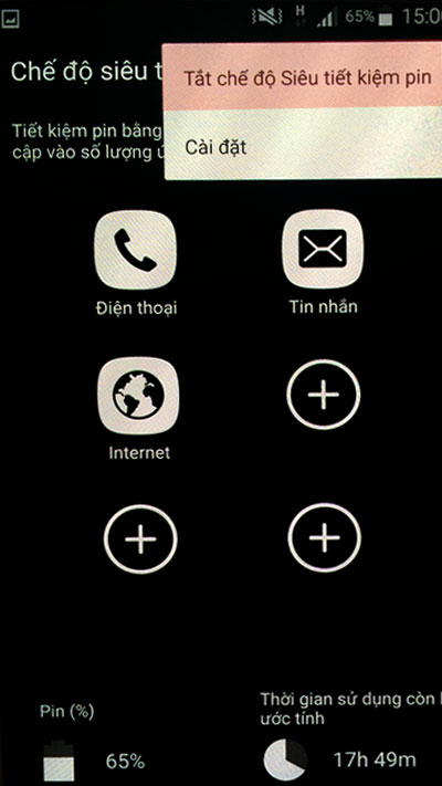 Tìm hiểu chế độ Siêu tiết kiệm pin của Samsung