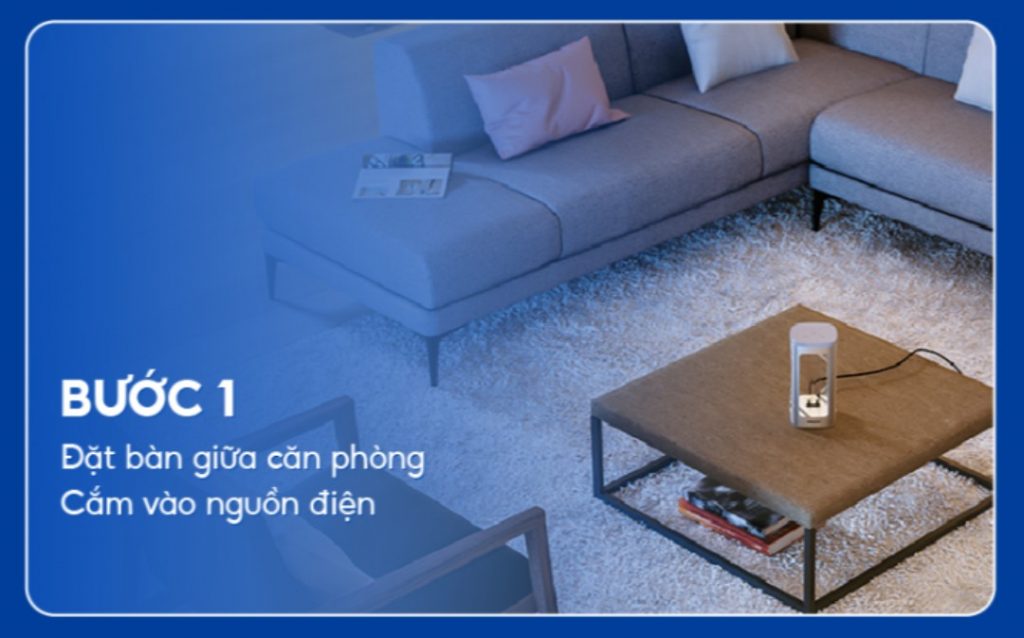 Bạn nên đặt đèn ở vị trí cần sát khuẩn