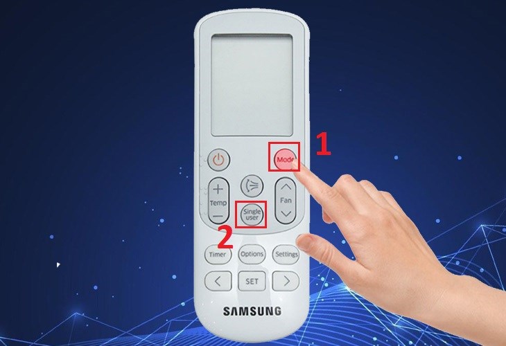 Nhấn nút Single User để sử dụng chế độ 1 người