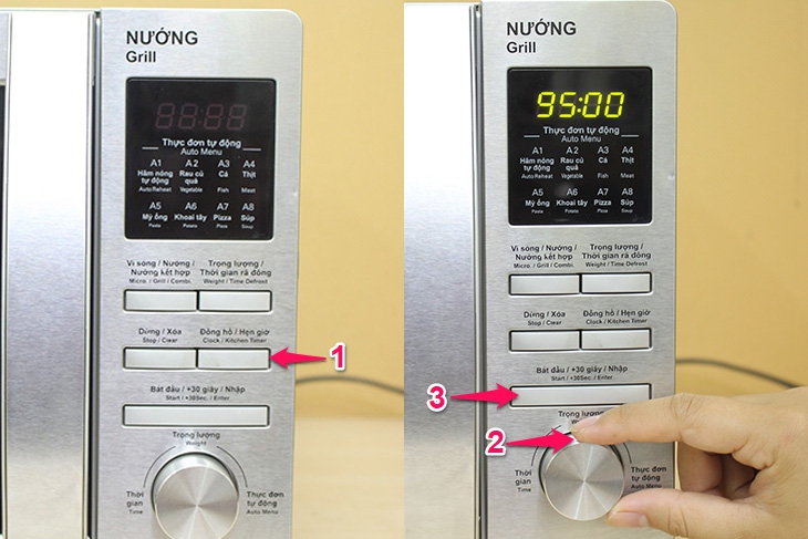 Cách thiết lập hẹn giờ nấu xong