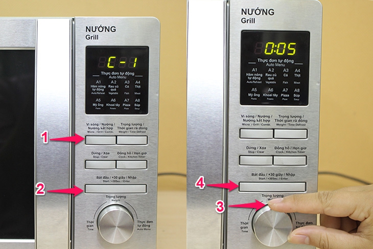 Chức năng nấu nướng kết hợp