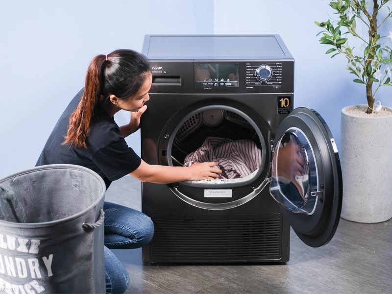 Bạn cần chú ý đền khối lượng đồ khi sử dụng chế độ Giặt mạnh