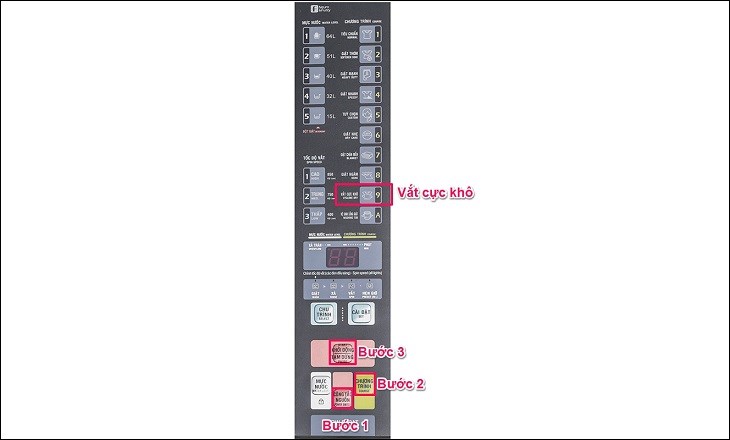 Các bước thiết lập tính năng giặt đồ và vắt cực khô trên máy giặt Aqua