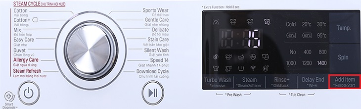 Add Item (Thêm đồ giặt)
