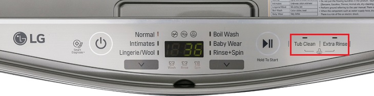 Khóa trẻ em - máy giặt LG T2735NWLV