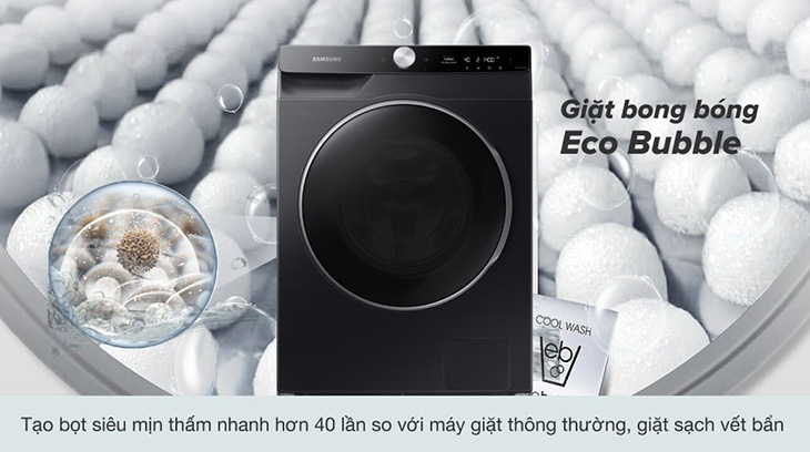 Công nghệ Eco Bubble tạo bọt siêu mịn