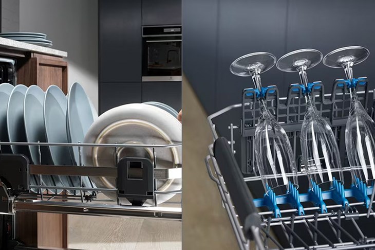 Cách xếp bát đĩa, ly cốc vào máy rửa chén để đảm bảo được rửa tối ưu