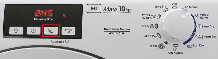 Chức năng sấy vải mềm, nhạy cảm