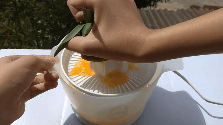 Có thời gian nghỉ giữa các lần vắt cam để tránh động cơ quá tải