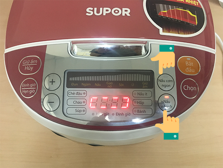 Hướng dẫn sử dụng nồi cơm điện tử Supor CFXB50FC29VN-75