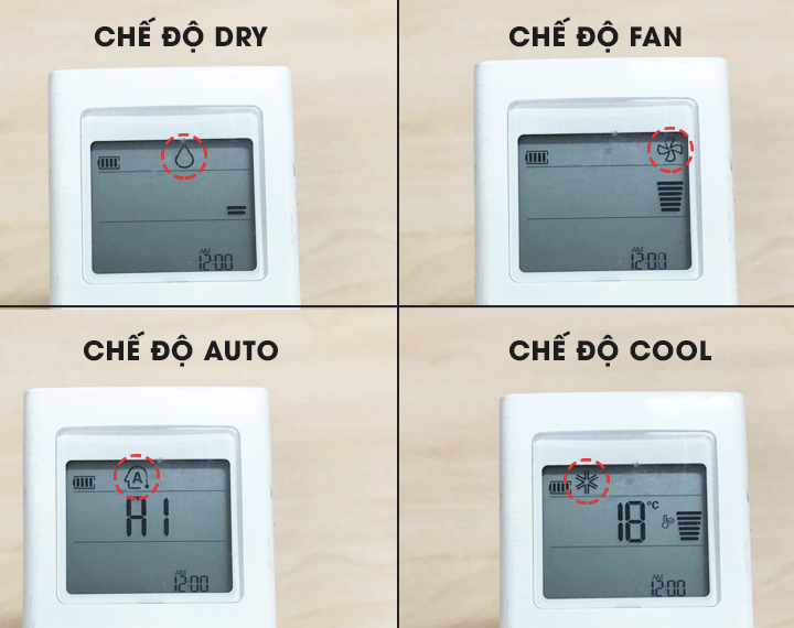 Hướng dẫn sử dụng remote cho dòng máy lạnh LG APF, API - Các chế độ cơ bản
