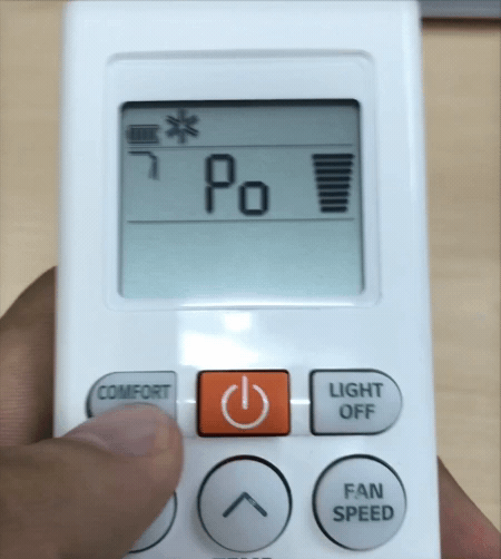 Hướng dẫn sử dụng remote cho dòng máy lạnh LG APF, API - Điều chỉnh hướng gió dễ chịu