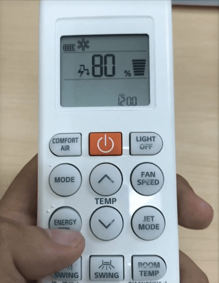 Hướng dẫn sử dụng remote cho dòng máy lạnh LG APF, API - Kiểm soát điện năng chủ động