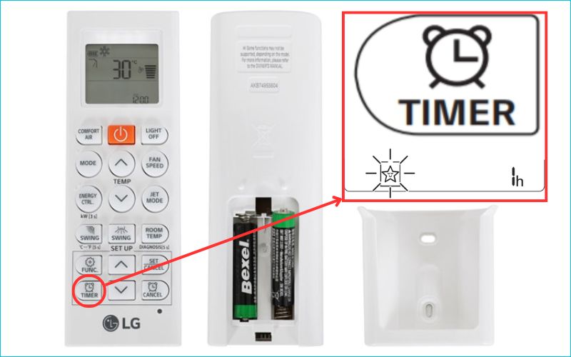 Kích hoạt chế độ SLEEP để ngủ ngon, tránh lạnh ban đêm, tiết kiệm điện, hẹn giờ đến 7 tiếng