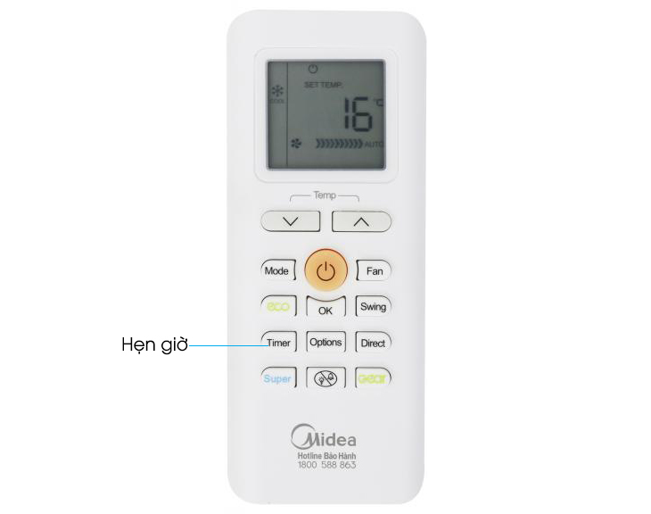 Chức năng hẹn giờ mở/tắt