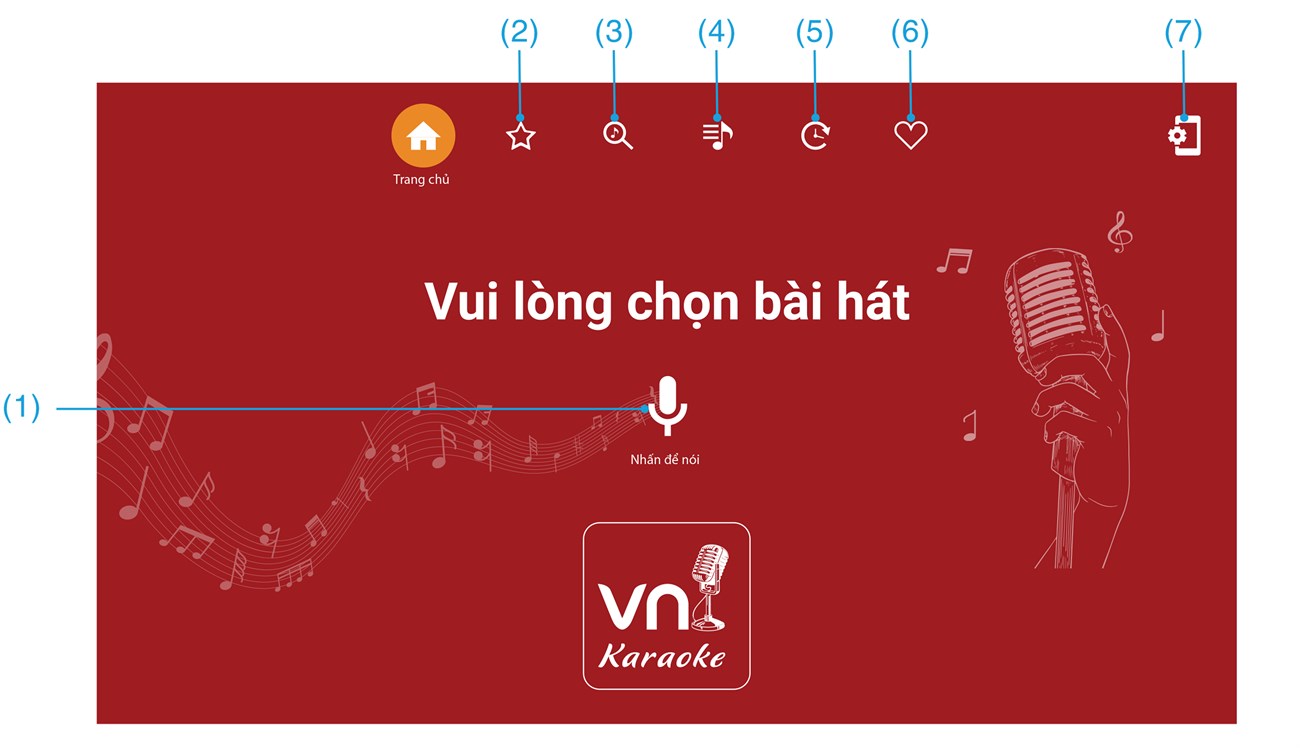Giao diện ứng dụng