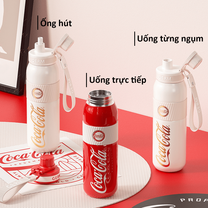 Bạn nên sử dụng ly giữ nhiệt Thể Thao Coca Cola GERM GE-CK23AW-B37 cẩn thận, tránh va đập mạnh