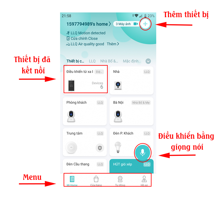 Tổng quan ứng dụng Mi Home