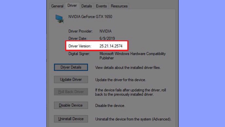 Chọn Display adapters > Đúp chuột vào NVIDIA Geforce GTX 1650