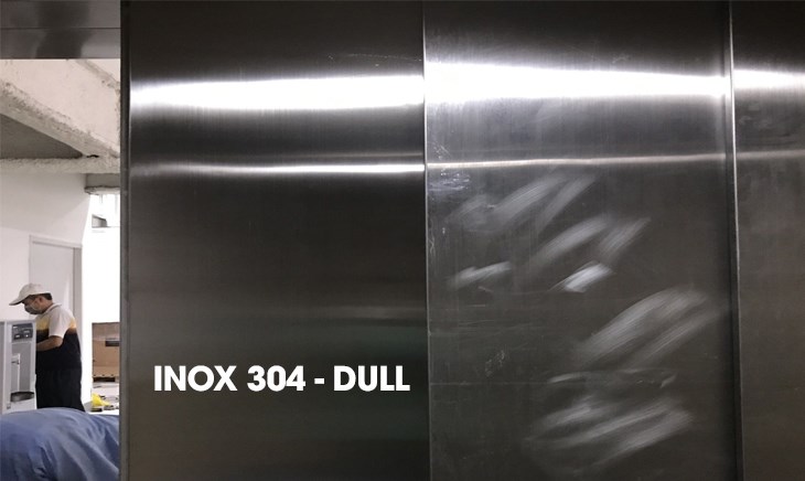 Bề mặt Dull của inox 304