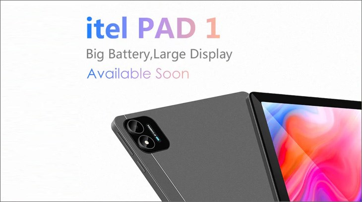 Máy tính bảng Itel Pad 1 có dung lượng pin khá