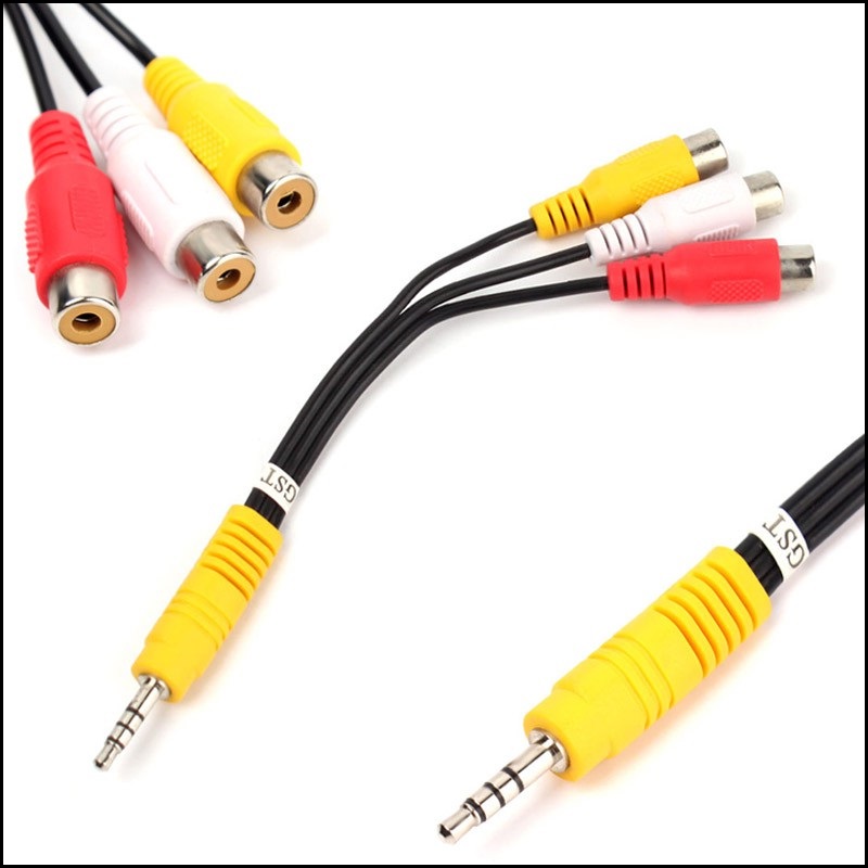 Cấu tạo của jack cắm RCA là đầu cắm và lỗ cắm