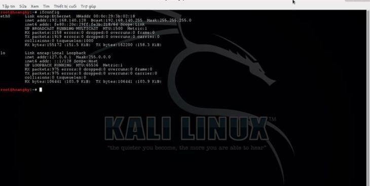 Kali Linux không phù hợp cho các công việc hàng ngày