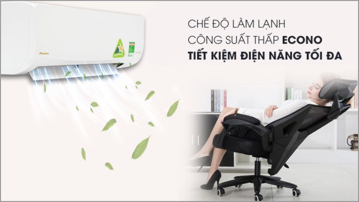 Chế độ Econo tích hợp trên máy lạnh Daikin Inverter 1.5 HP ATKQ35TAVMV