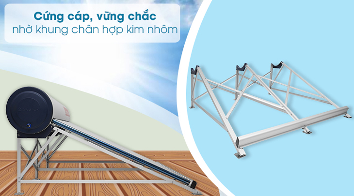 Hệ thống chân giá đỡ được làm bằng hợp kim nhôm siêu bền