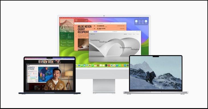 Người dùng có thể thay đổi background tùy thích khi đang FaceTime nhờ vào tính năng Presenter Overlay