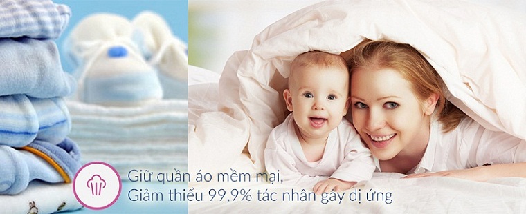 Vapour Care kháng khuẩn, giảm nếp nhăn hiệu quả trên quần áo