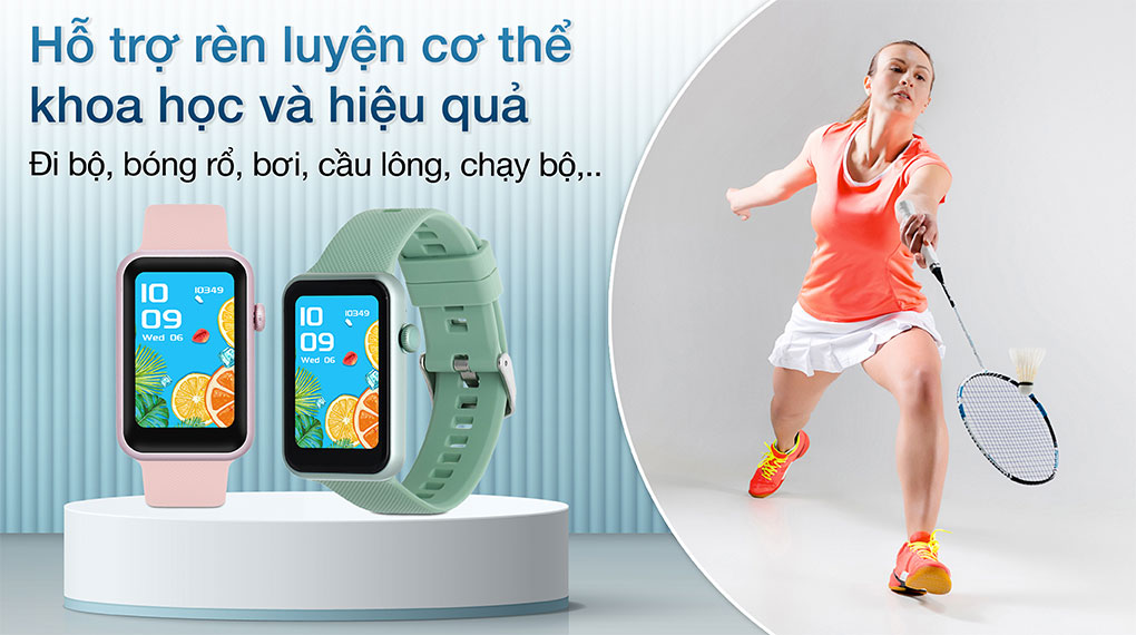 Đồng hồ thông minh BeFit WatchFit được tích hợp nhiều tính năng và tiện ích sức khỏe