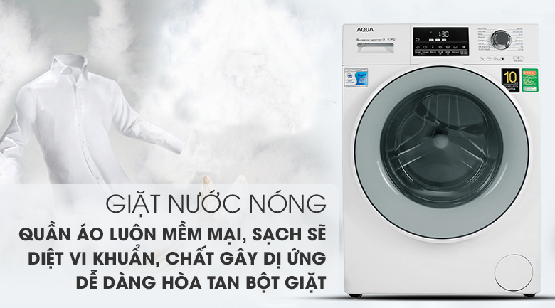 Đánh bay vết bẩn cứng đầu với giặt nước nóng