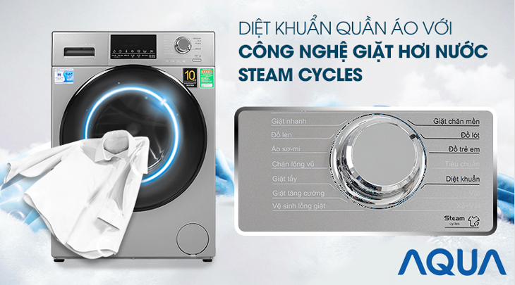 Diệt khuẩn với công nghệ Steam Cycles