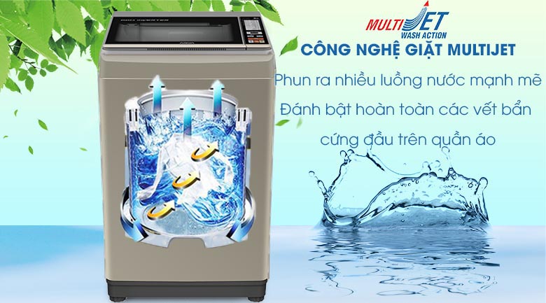 Làm sạch tối ưu nhờ công nghệ Multi Jet