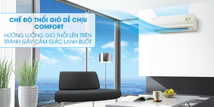 Công nghệ luồng khí sảng khoái Comfortable Airflow
