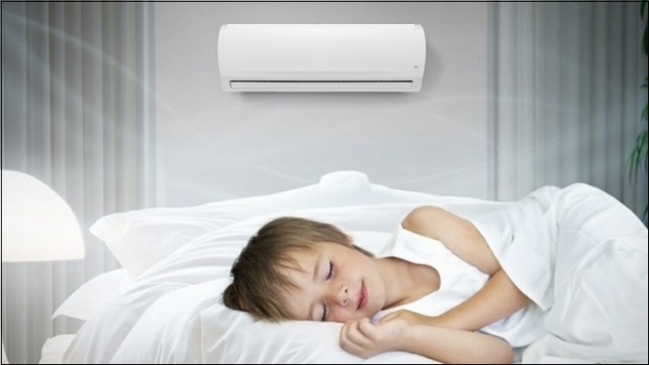 Chế độ Comfort Sleep thoải mái ngủ ngon trên máy lạnh Toshiba