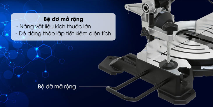 Bệ đỡ mở rộng giúp nâng đỡ vật liệu dễ dàng