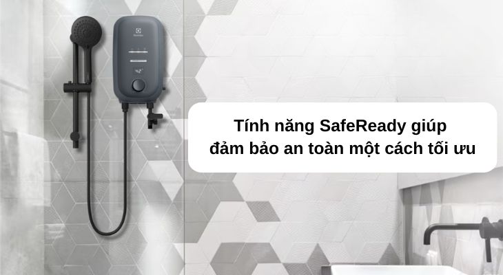 Công nghệ SafeReady tự động kiểm tra độ an toàn của máy khi kích hoạt bộ phận làm nóng, đảm bảo các bộ phận như điện, kết nối,... hoạt động ổn định