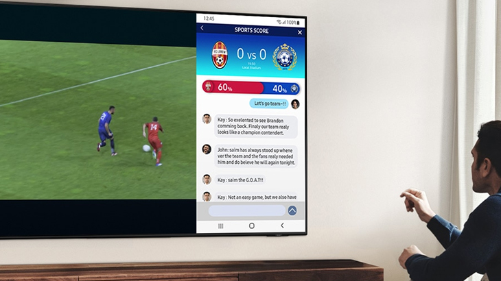 Multi View chia nhỏ màn hình tivi (2 màn hình)